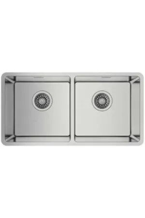 FREGADERO BAJO ENCIMERA PURELINE BE LINEA RS15 2C 860. ACERO INOXIDABLE 44x86cm