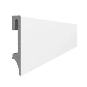 ZOCALO PVC ESPUMO COLOR 201 BLANCO 2400X80 MM