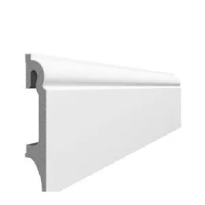 ZOCALO PVC ESPUMO COLOR 301 BLANCO 2400X80 MM