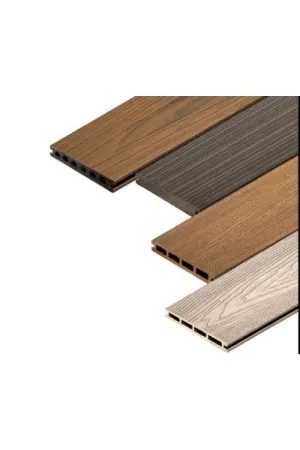 TARIMA DE COMPOSITE PARA EXTERIOR TEXTURA MADERA COLOR TEKA 2200X135X25 MM