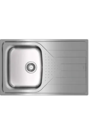 FREGADERO UNIVERSE 45 T-XP 1C 1E D. ACERO INOXIDABLE 50x79cm