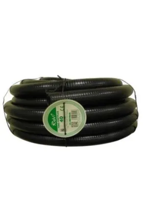 TUBO CORRUGADO REFORZADO Ø40MM 25 METROS