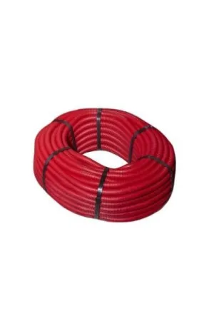 TUBO CORRUGADO Ø29MM 50M ROJO