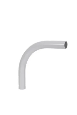 CURVA ENCHUFABLE LIBRE DE HALOGENOS Ø20 MM GRIS