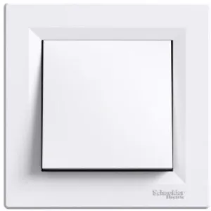 PULSADOR NEUTRO MONOBLOCK SERIE ASFORA BLANCO