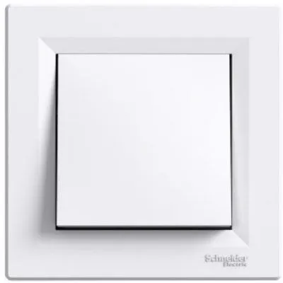 PULSADOR NEUTRO MONOBLOCK SERIE ASFORA BLANCO