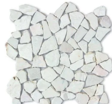 MOSAICO PIEDRA NATURAL 30X30 CM. GALET LISA MARFIL - Imagen 2