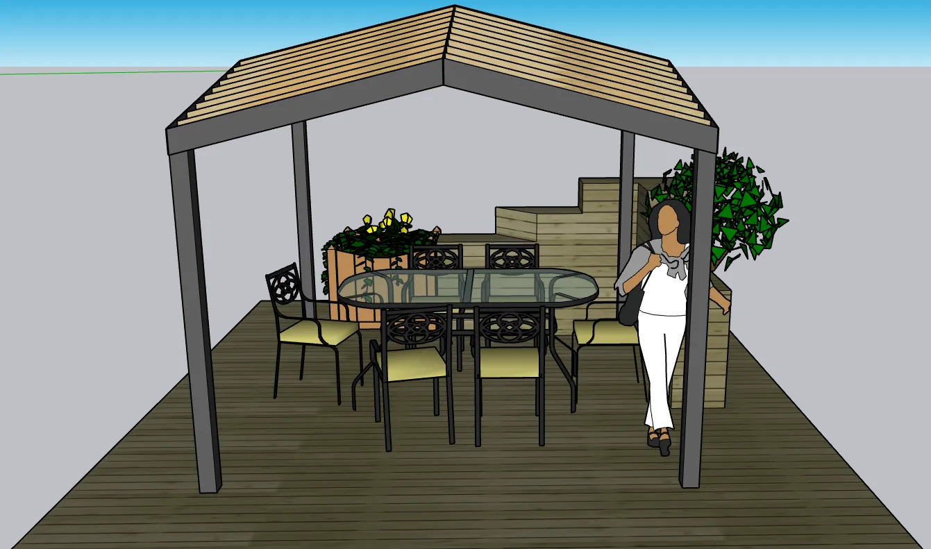 PERGOLA DE MADERA MOD. 11 - Imagen 4