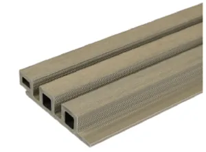 LISTON REVESTIMIENTO FACHADA COLOR NEVADO NEWTECHWOOD 2800X197X25 MM