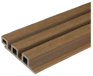 LISTON REVESTIMIENTO FACHADA COLOR TECA NEWTECHWOOD 2800X197X25 MM
