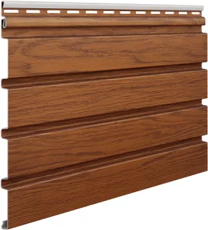 REVESTIMIENTO FACHADA MODELO VOSVP-06/GO NATURE ROBLE OSCURO IMITACION A MADERA DE LONGITUD 2950 MM.