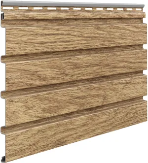 REVESTIMIENTO FACHADA MODELO VOSVP-06/HOAK NATURE ROBLE MIEL IMITACION A MADERA DE LONGITUD 2950 MM.