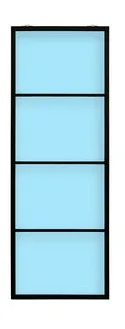 PUERTA CORREDERA ATELIER ALUMINIO 4 PAÑOS NEGRO (75×208 CM)