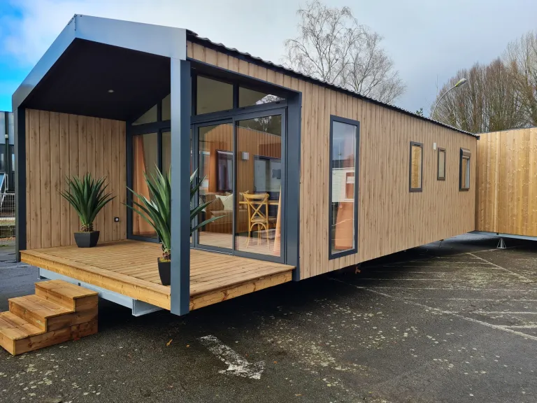 MOBIL HOMES DE MADERA VINYPLUS ROUND ARTISAN OAK