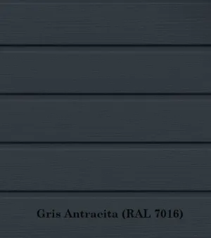 REVESTIMIENTO FACHADA ROUND GRIS ANTRACITA (RAL 7016)