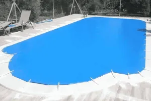 Lona de protección para piscinas