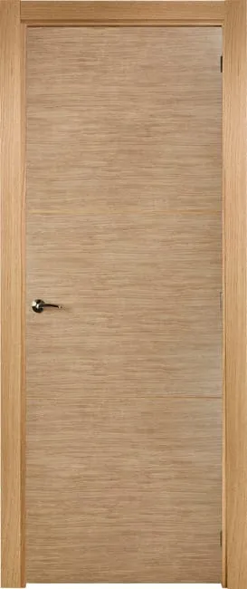 PUERTA INTERIOR EN BLOCK MELAMINA ROBLE T CIEGA 72.5CM